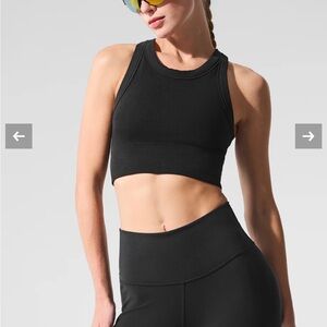 Alo Seamless Delight High Neck Bra